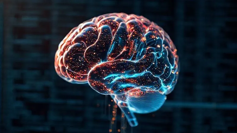 A photorealistic image of a digital data stream flowing into a large, transparent brain model, with some data particles appearing darker or discolored, representing biased input. The brain model is partially illuminated, showing neural pathways. Professional photography, 8K, cinematic lighting, sharp focus on the data stream, depth of field blurring a subtle background of code, shot on a high-end DSLR. A photorealistic image of a digital data stream flowing into a large, transparent brain model, with some data particles appearing darker or discolored, representing biased input. The brain model is partially illuminated, showing neural pathways. Professional photography, 8K, cinematic lighting, sharp focus on the data stream, depth of field blurring a subtle background of code, shot on a high-end DSLR.