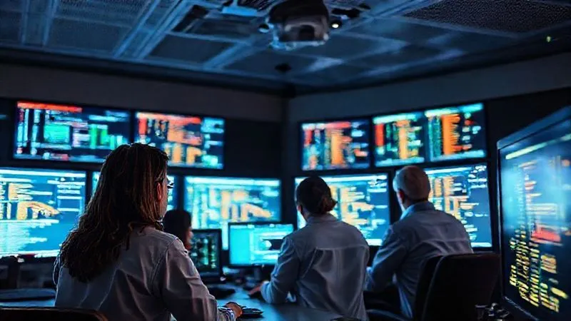 A photorealistic image of a diverse group of data scientists intently reviewing glowing data on multiple large screens in a control room, with some screens highlighting fairness metrics and potential biases. Professional photography, 8K, cinematic lighting, sharp focus on the screens and their reflections on the scientists' faces, depth of field blurring the background, shot on a high-end DSLR. A photorealistic image of a diverse group of data scientists intently reviewing glowing data on multiple large screens in a control room, with some screens highlighting fairness metrics and potential biases. Professional photography, 8K, cinematic lighting, sharp focus on the screens and their reflections on the scientists' faces, depth of field blurring the background, shot on a high-end DSLR.