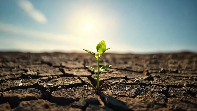A photorealistic image of a single, vibrant green sapling pushing through cracked, dry earth, reaching towards a clear sky with a subtle, hopeful glow. The image should convey resilience, hope, and the tangible outcome of genuine sustainable efforts. 8K, cinematic lighting, professional photography, sharp focus on the sapling, depth of field blurring the background. A photorealistic image of a single, vibrant green sapling pushing through cracked, dry earth, reaching towards a clear sky with a subtle, hopeful glow. The image should convey resilience, hope, and the tangible outcome of genuine sustainable efforts. 8K, cinematic lighting, professional photography, sharp focus on the sapling, depth of field blurring the background.