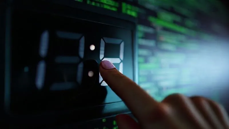 A photorealistic, professional photography shot of a digital clock rapidly changing numbers, with a blurry hand attempting to press a button that is still animating into view. The background shows lines of code indicating asynchronous operations. Cinematic lighting, sharp focus on the clock and hand, depth of field blurring the code, 8K hyper-detailed. A photorealistic, professional photography shot of a digital clock rapidly changing numbers, with a blurry hand attempting to press a button that is still animating into view. The background shows lines of code indicating asynchronous operations. Cinematic lighting, sharp focus on the clock and hand, depth of field blurring the code, 8K hyper-detailed.
